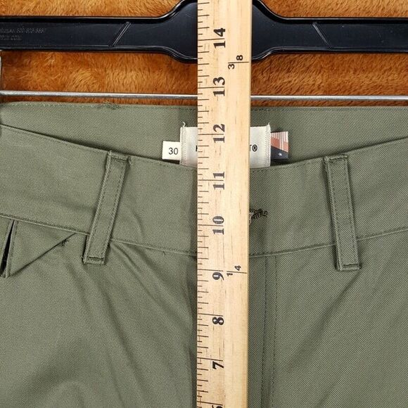 HONOR THE GIFT Pants Mens Size 30 Green Chino Relaxed Straight HTG Shop Pant - Picture 10 of 12